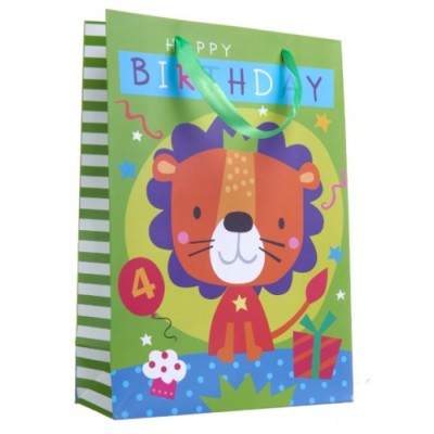 Подарочный пакет "Львёнок", 22*31*10 см